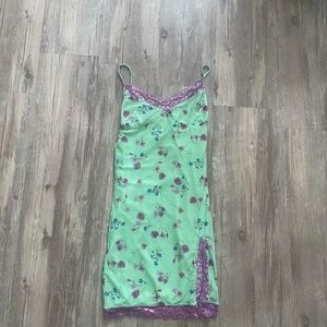green motel rocks coti bodycon mini dress